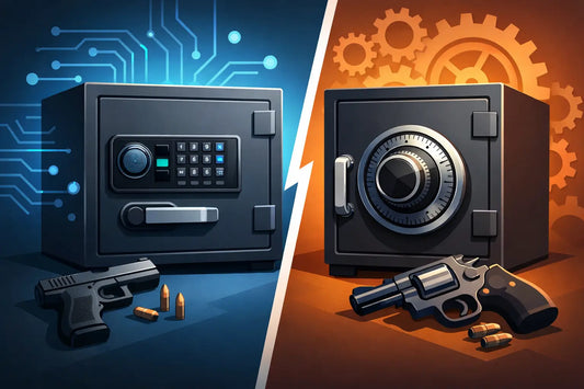 Electronic Gun Safe vs Mechanical Lock