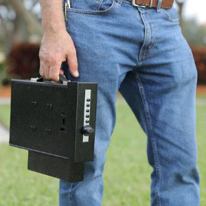 Portable Handgun Safe for Hotel Room Travel