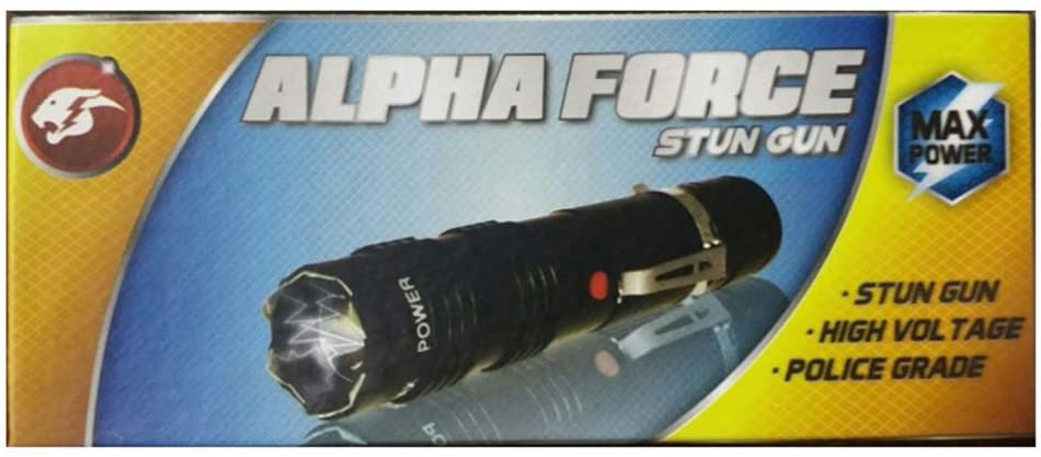 Alpha Force - Stun LED Rechargeable Flashlight 10 Million Volt