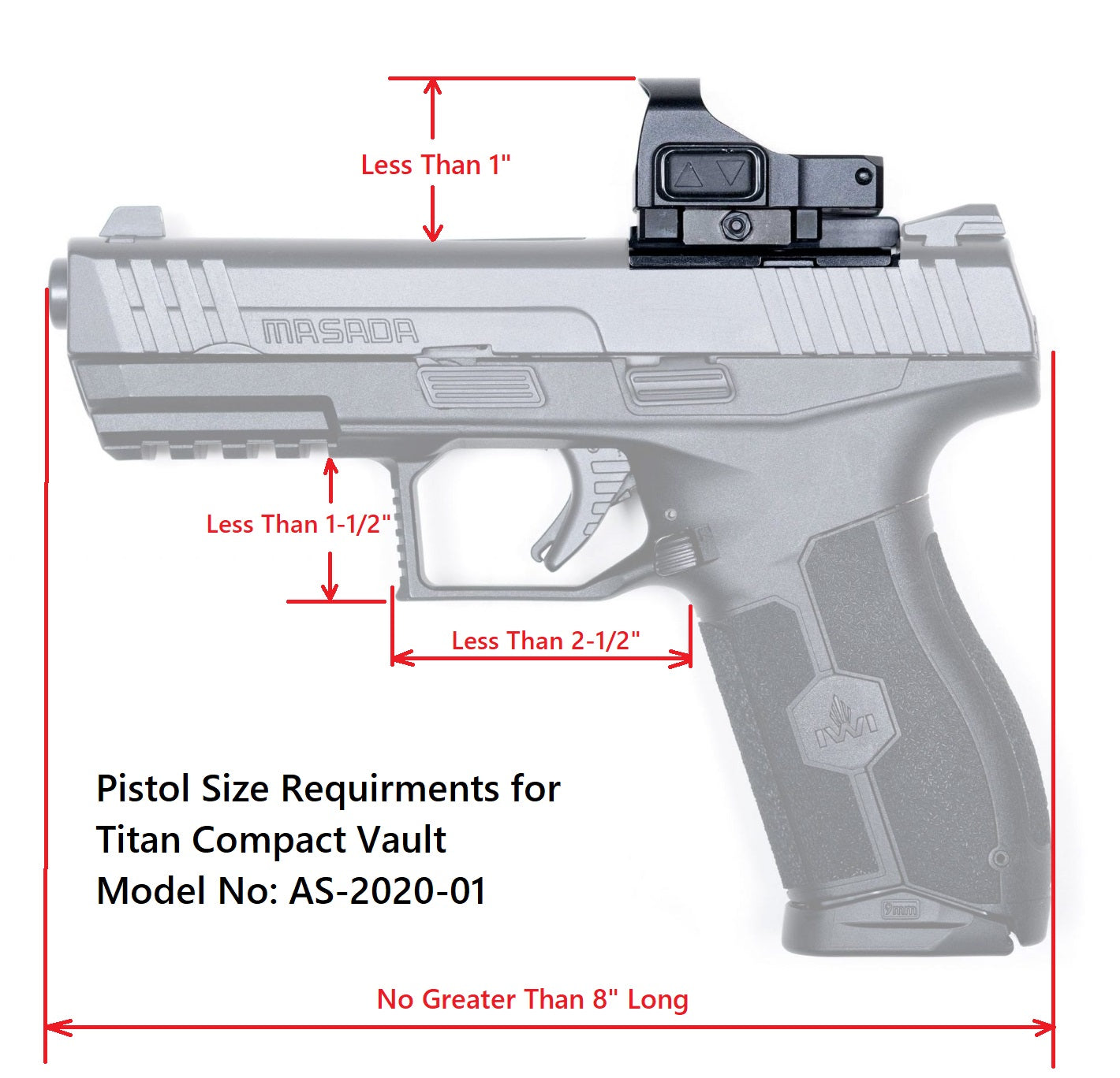 Titan Compact Gun Safe Bundle