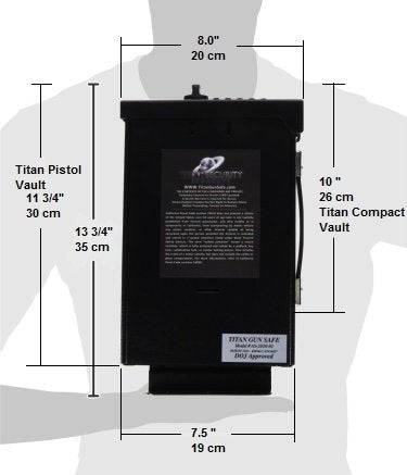 Titan Compact & Pistol Vault measurements comparison - Titan Security Products Inc.
