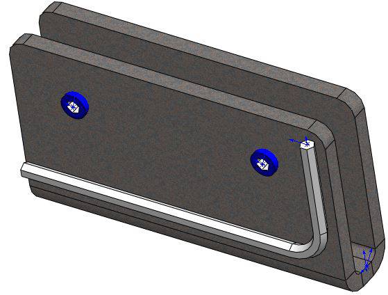 Universal Bed Mount Clamp - Titan Security Products Inc.