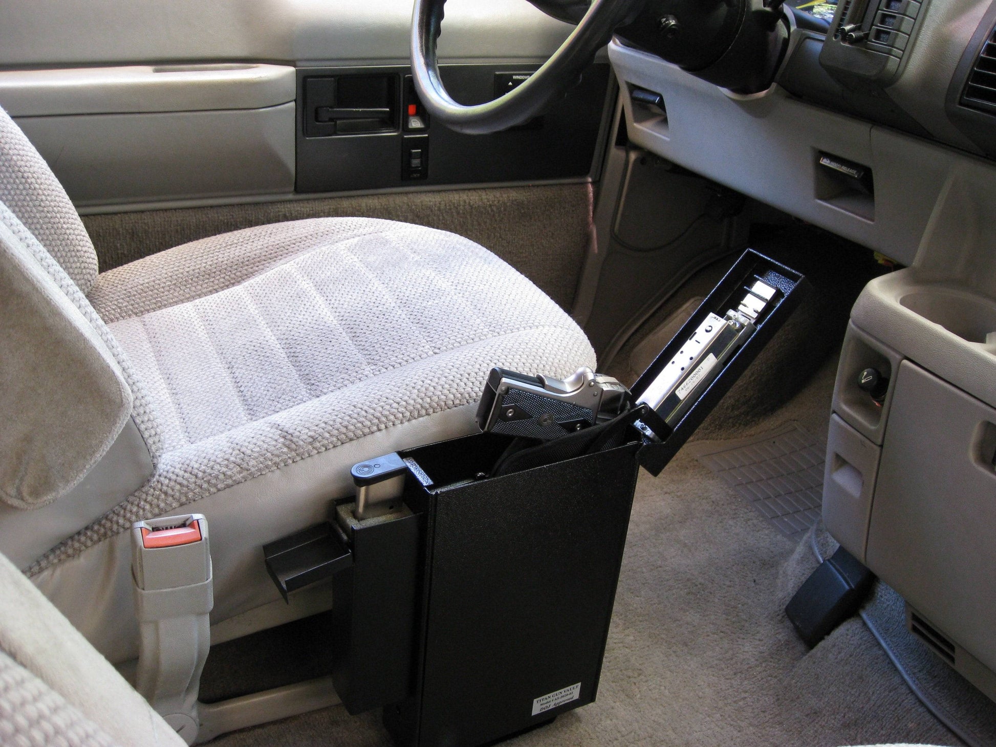 Titan Compact Vault Bundle  Rapid-Access Handgun Safe in RV -Titan Security Products Inc