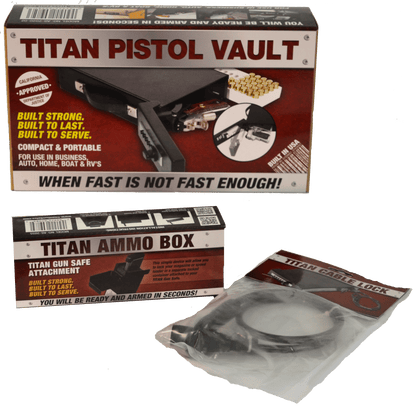 Titan Pistol Vault Bundle - Titan Pistol Vault By Titan Security Products Inc